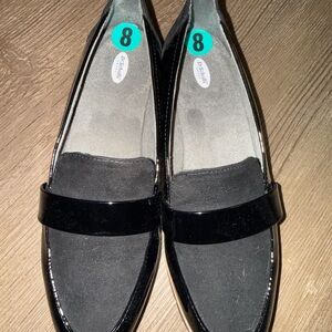 Dr. Scholl's Black Patent Leather Loafers